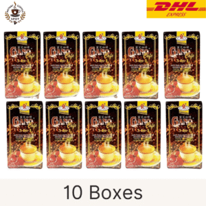 gano excel café 3 in 1 coffee – 10 boxes (with ganoderma reishi extract)