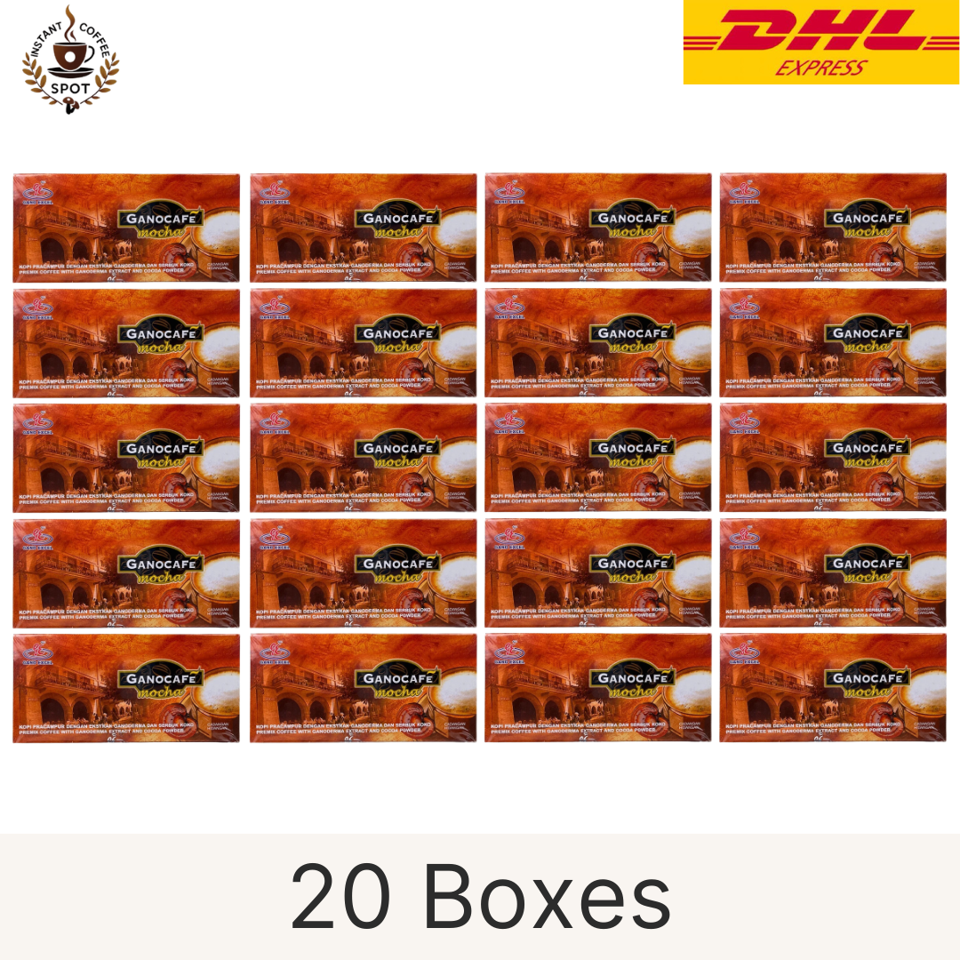 gano excel ganocafe mocha with ganoderma – 10 boxes gano excel ganocafe mocha with ganoderma – 20 boxes