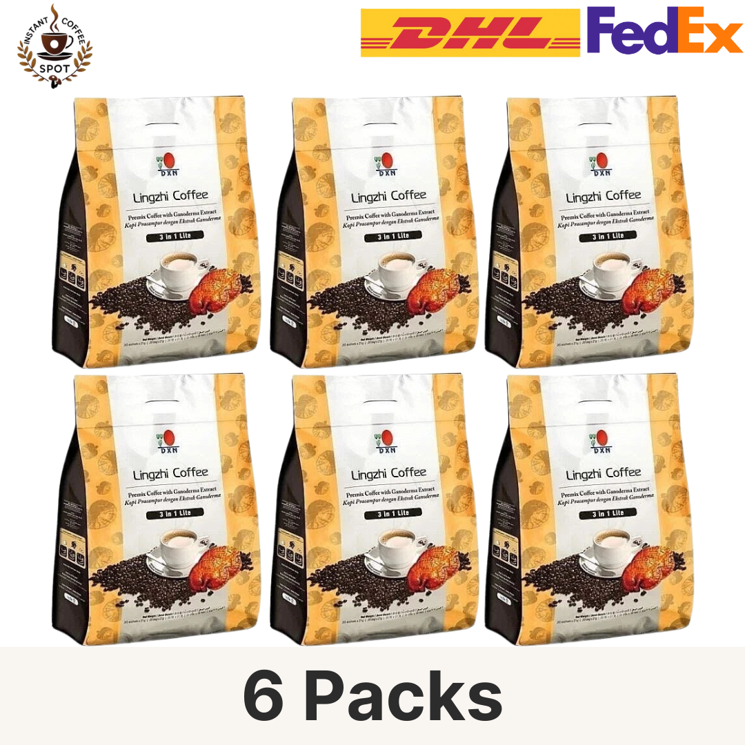 dxn lingzhi coffee 3 in 1 lite (6 packs) dxn lingzhi coffee 3 in 1 lite (6 packs)