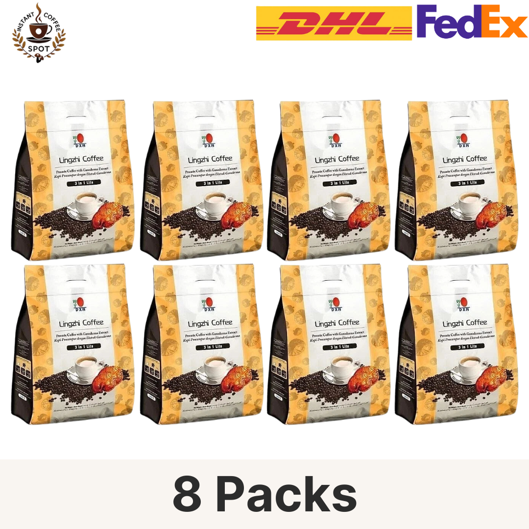 dxn lingzhi coffee 3 in 1 lite (8 packs) dxn lingzhi coffee 3 in 1 lite (8 packs)